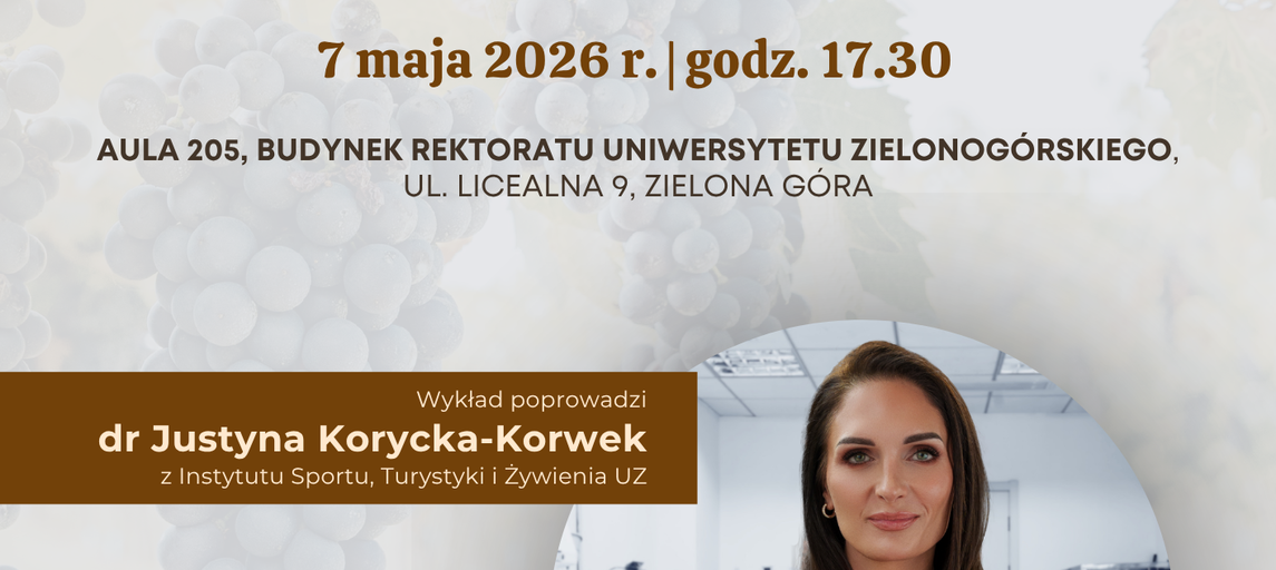Zapraszamy na wykład pt. Lubuska recepta na długowieczność